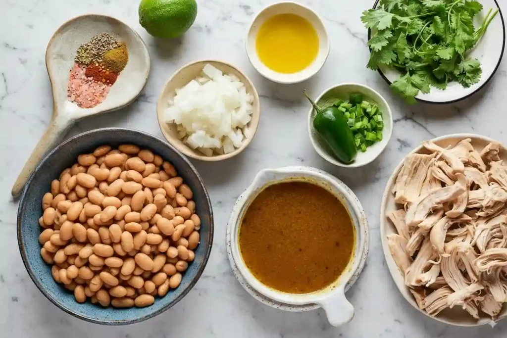The Best White Chicken Chili  4 ingredients White Chicken Chili Recipe result