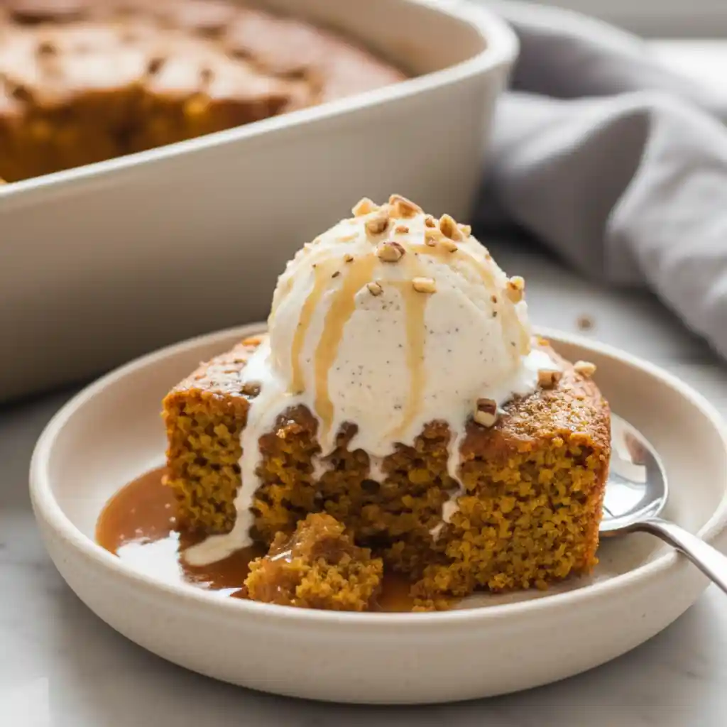 Cozy Pumpkin Pecan Cobbler 2 Pumpkin Pecan Cobbler