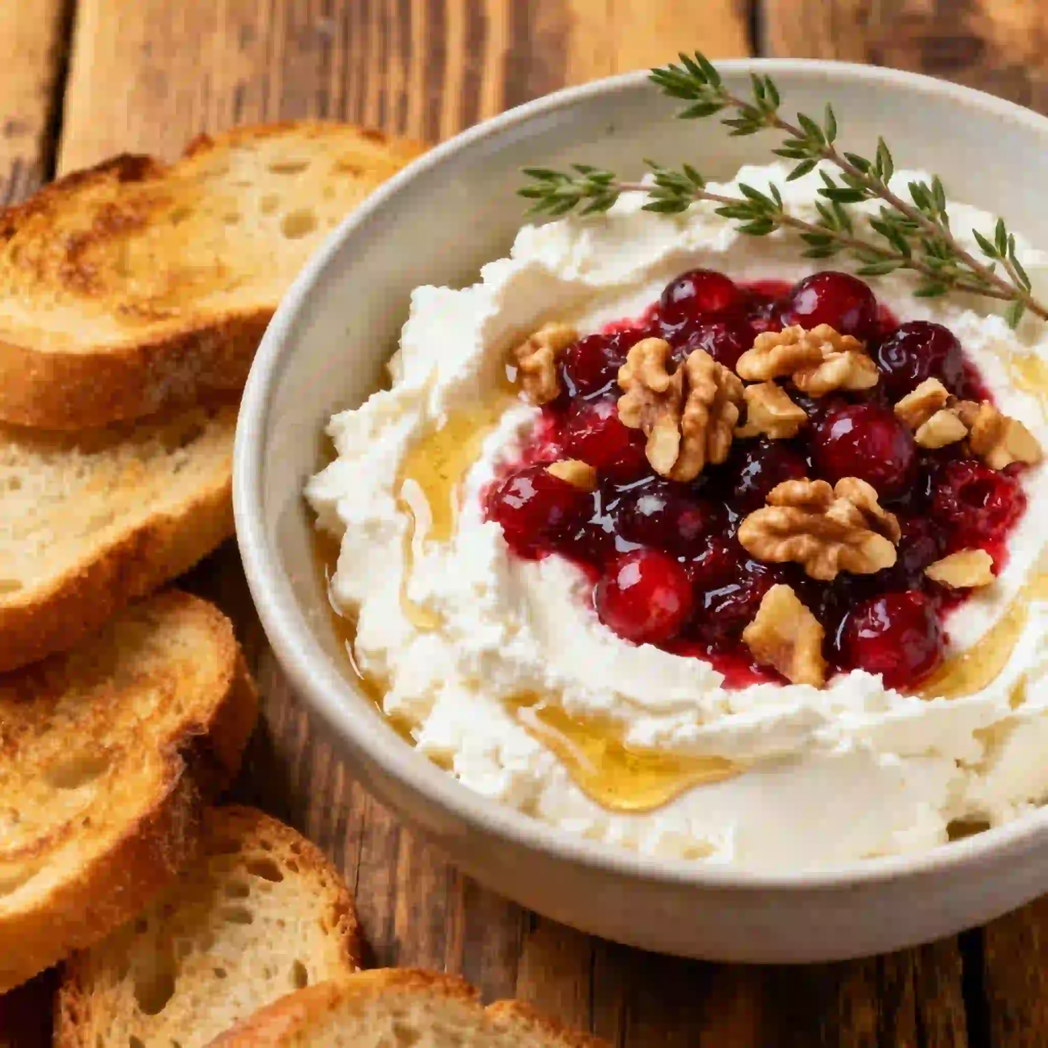 Whipped Feta with Cranberries & Walnuts fea