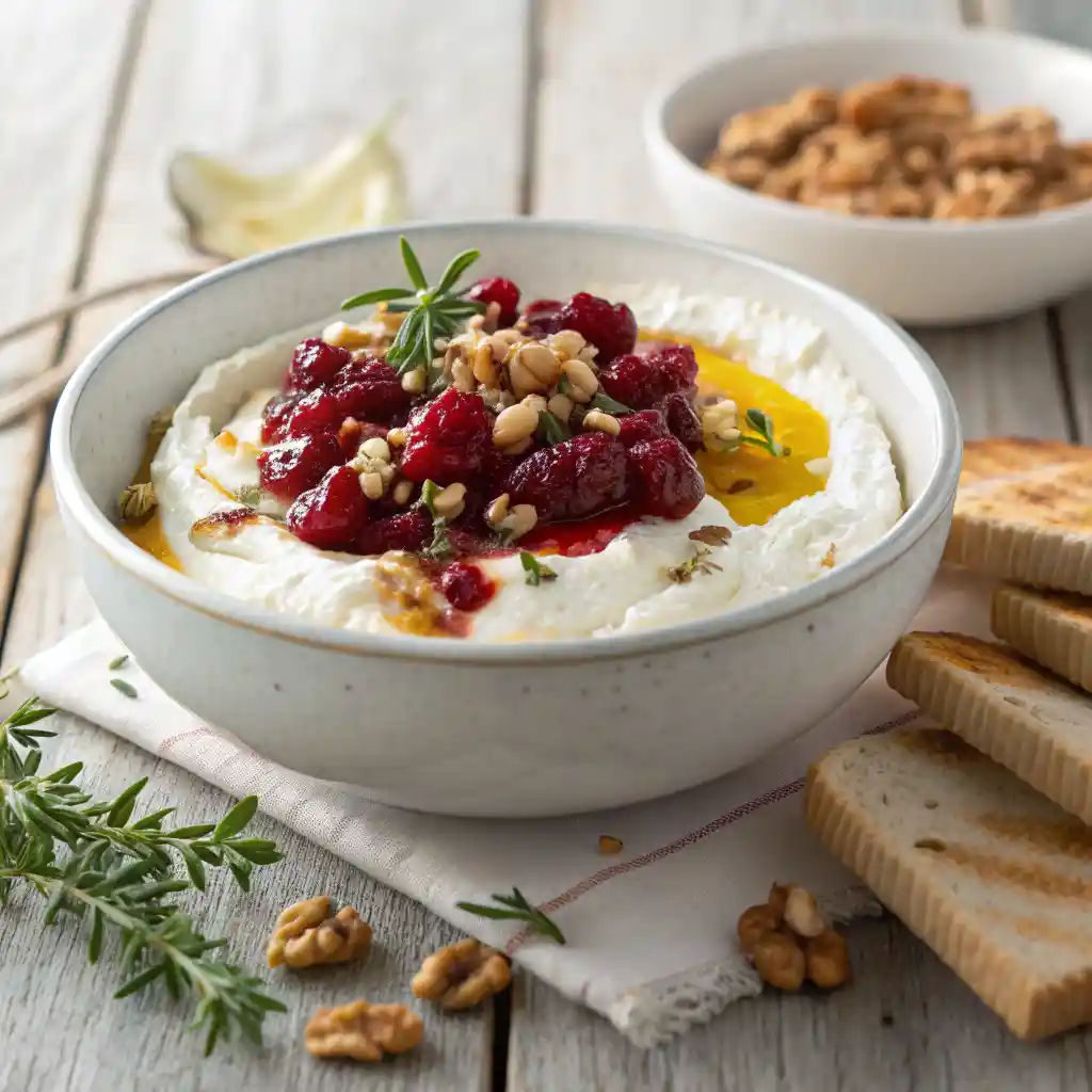 Amazing Whipped Feta with Cranberries & Walnuts 3 Whipped Feta with Cranberries & Walnuts fea