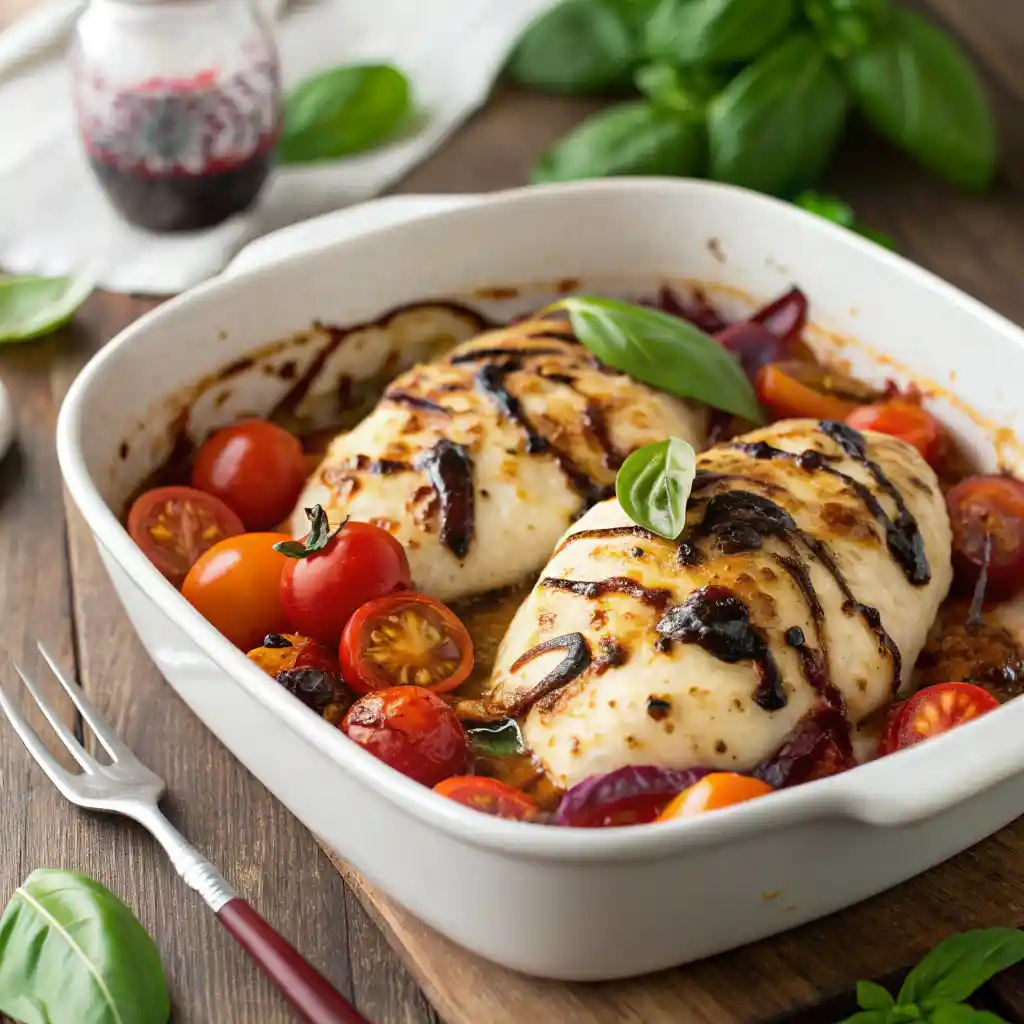 Baked Caprese Chicken