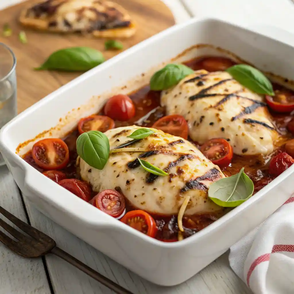 Baked Caprese Chicken