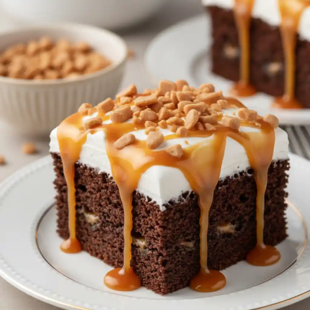 Caramel Toffee Cake