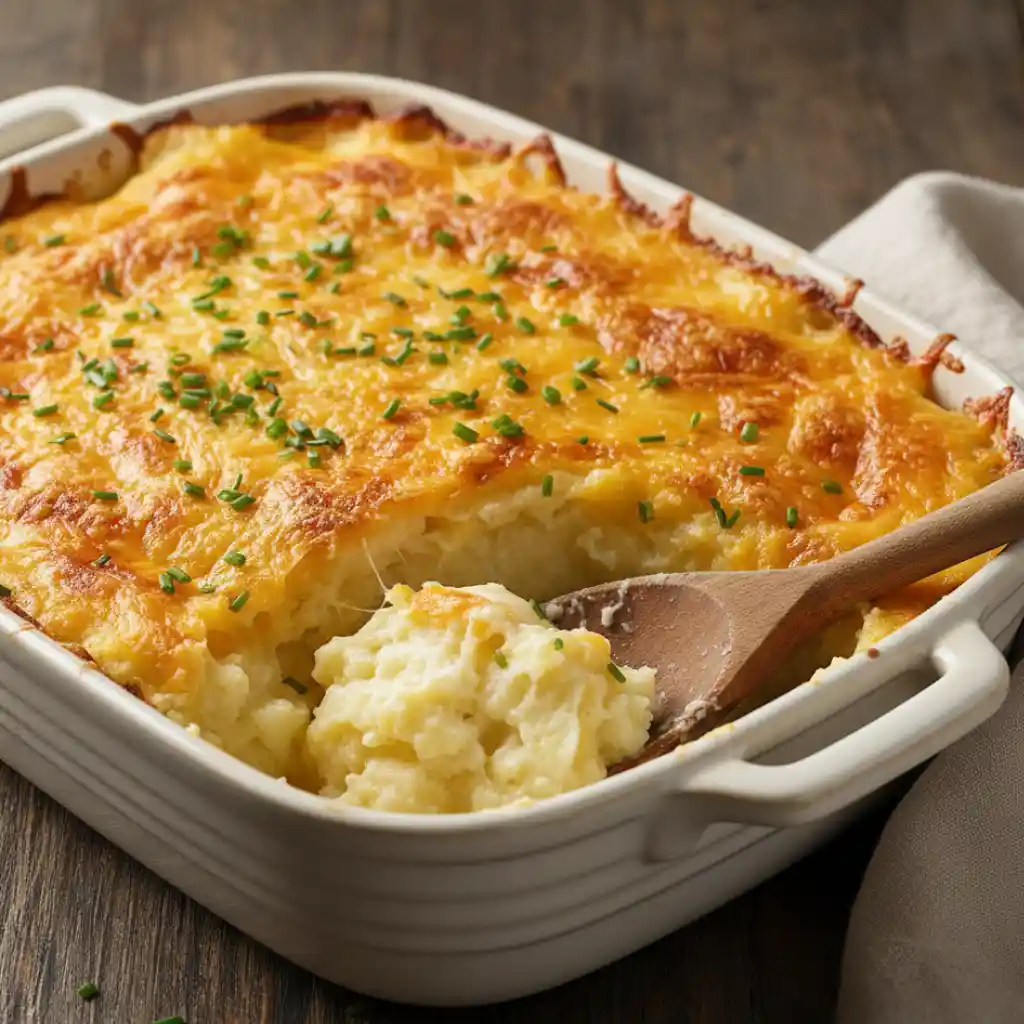 Delicious Cheesy Mashed Potatoes 1 Cheesy Mashed Potatoes
