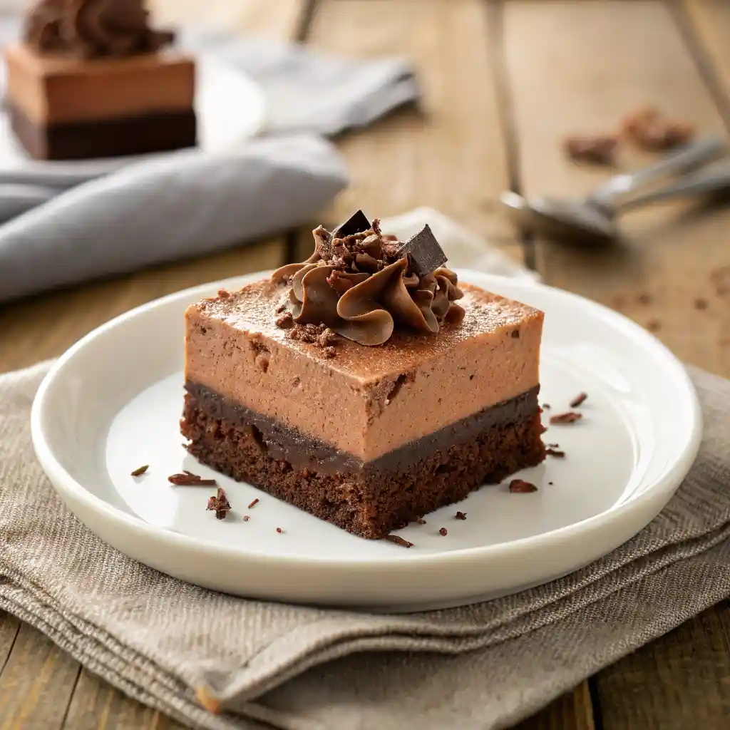 Chocolate Mousse Brownies
