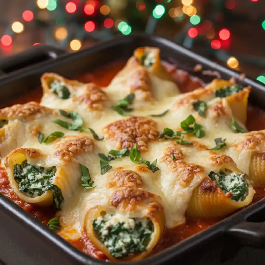 Christmas Stuffed Shells Recipe