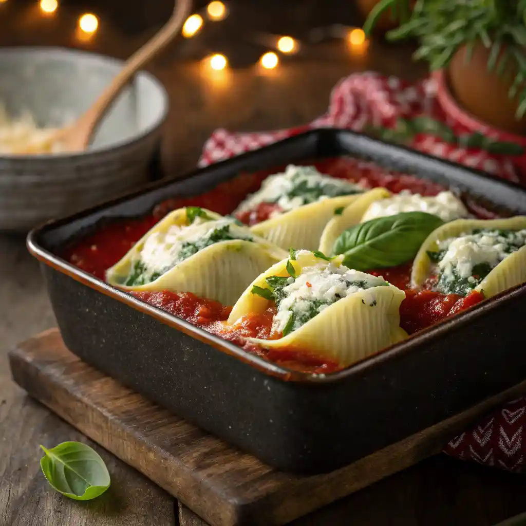 Christmas Stuffed Shells Recipe