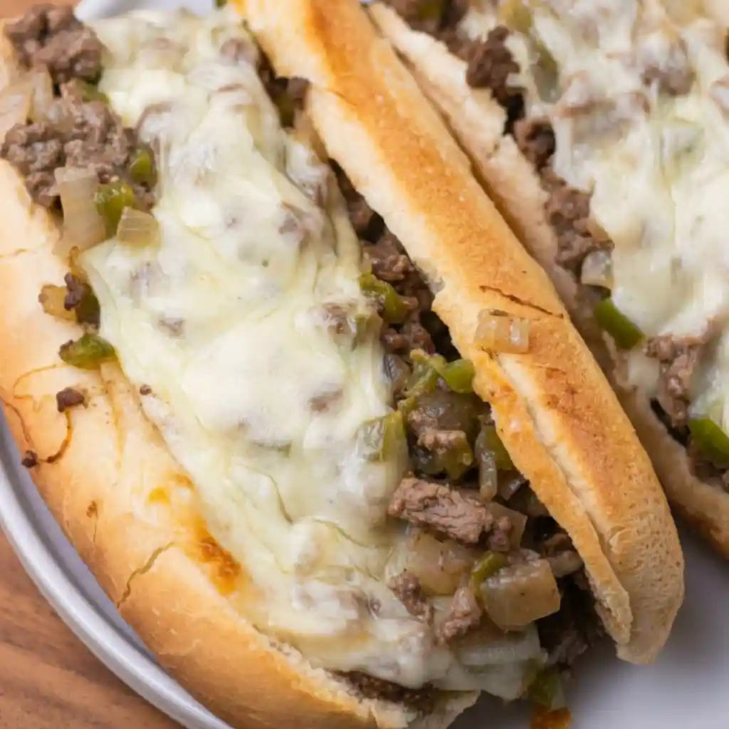 Ground Beef Philly Cheesesteaks