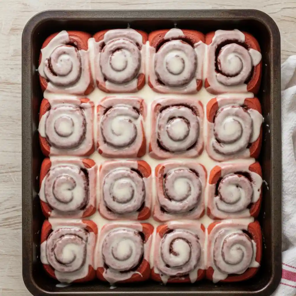 Red Velvet Cinnamon Rolls
