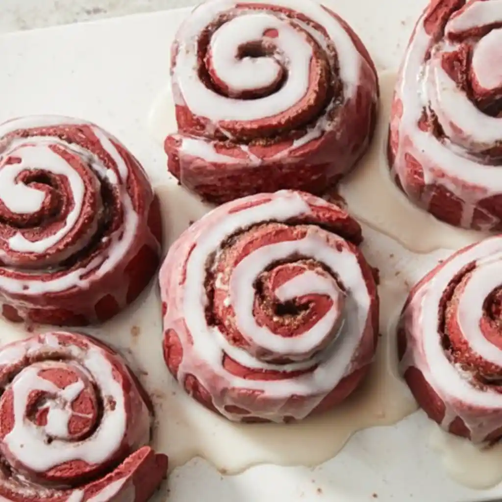 Red Velvet Cinnamon Rolls