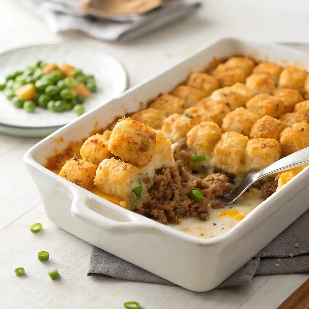 The BEST Tater Tot Casserole with Ground Beef 3 Tater Tot Casserole with Ground Beef