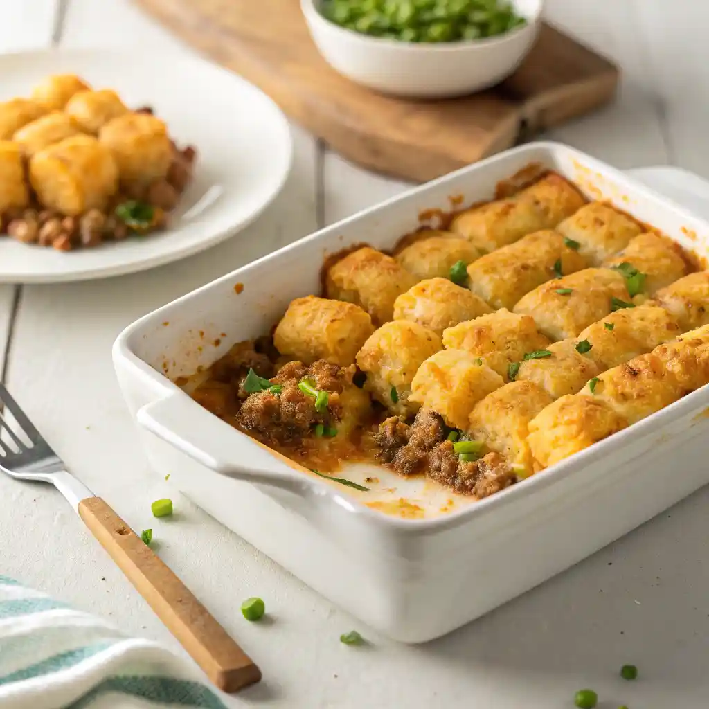 The BEST Tater Tot Casserole with Ground Beef 4 Tater Tot Casserole with Ground Beef