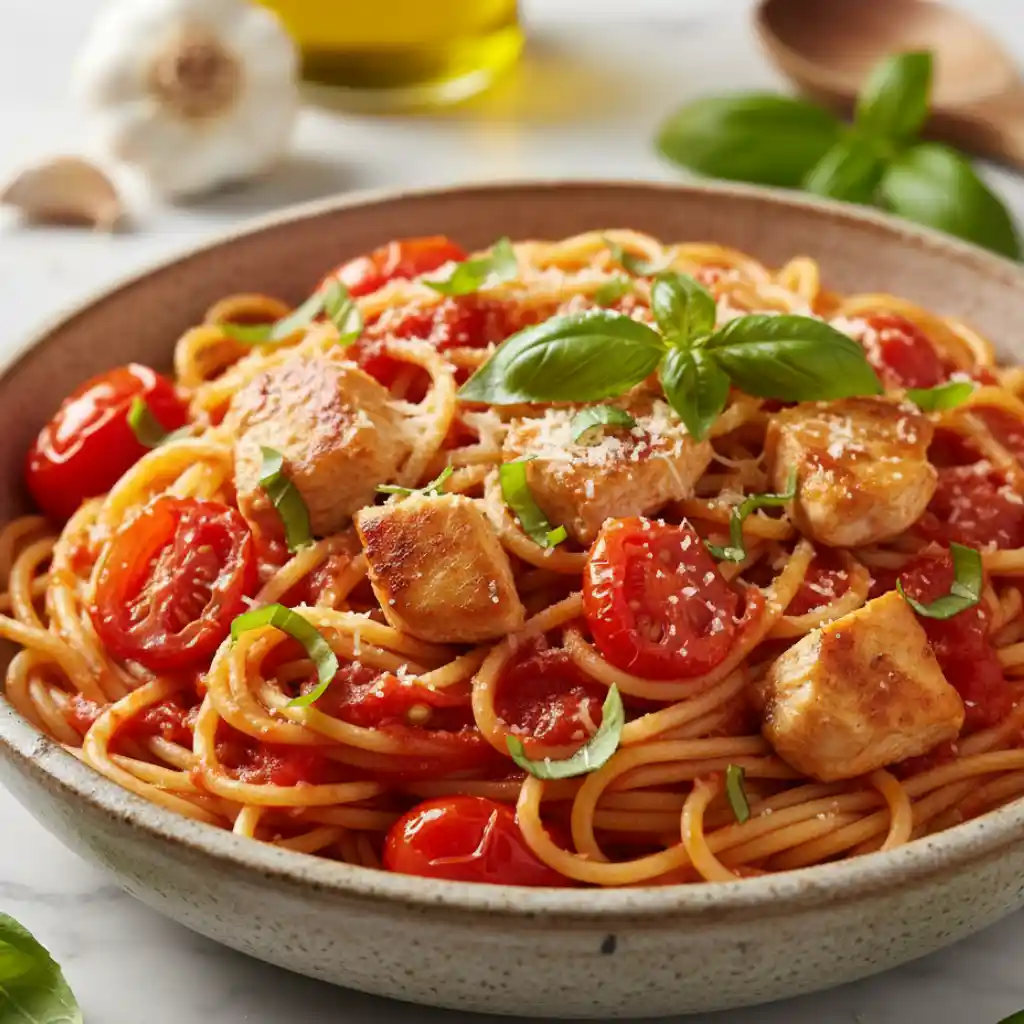 Home Page 3 Tomato Basil Chicken Pasta