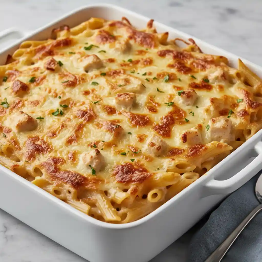 Chicken Alfredo Bake Recipe You'll Love 3 chicken alfredo bake