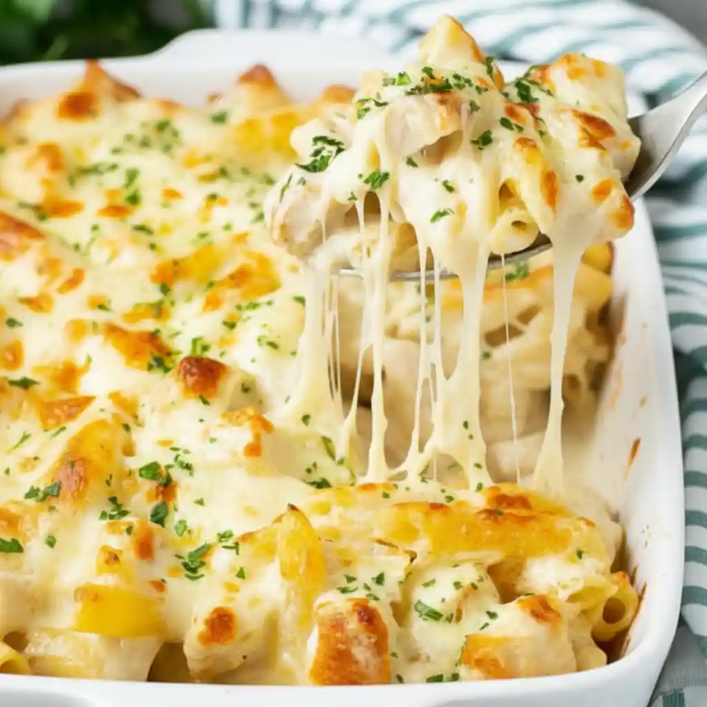 Chicken Alfredo Bake Recipe You'll Love 1 chicken alfredo bake