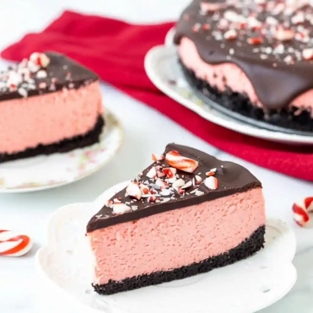 Creamy Peppermint Cheesecake Delight 1 peppermint cheesecake