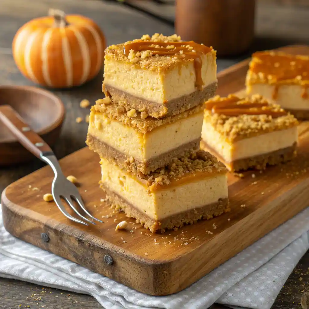 pumpkin cheesecake bars