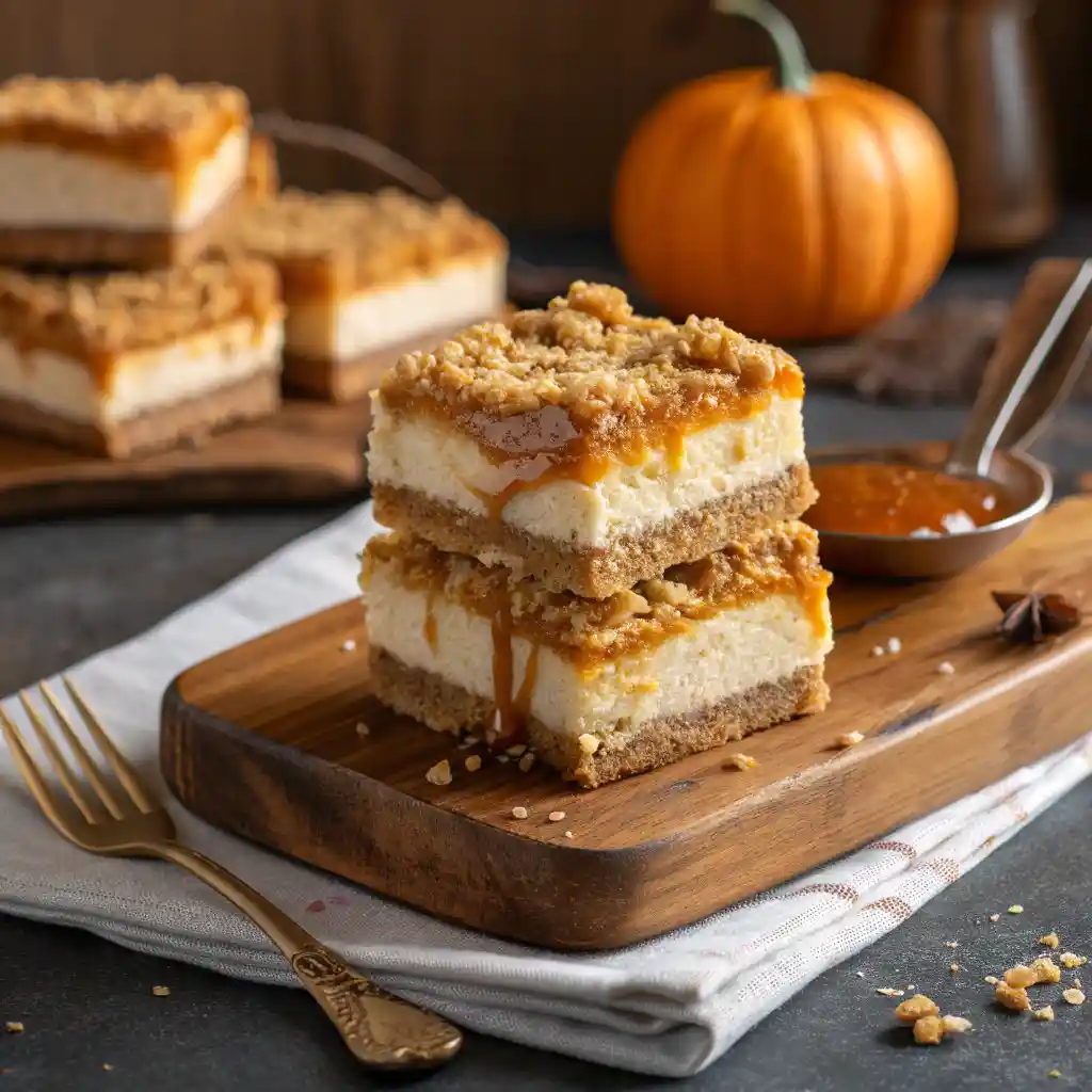 pumpkin cheesecake bars