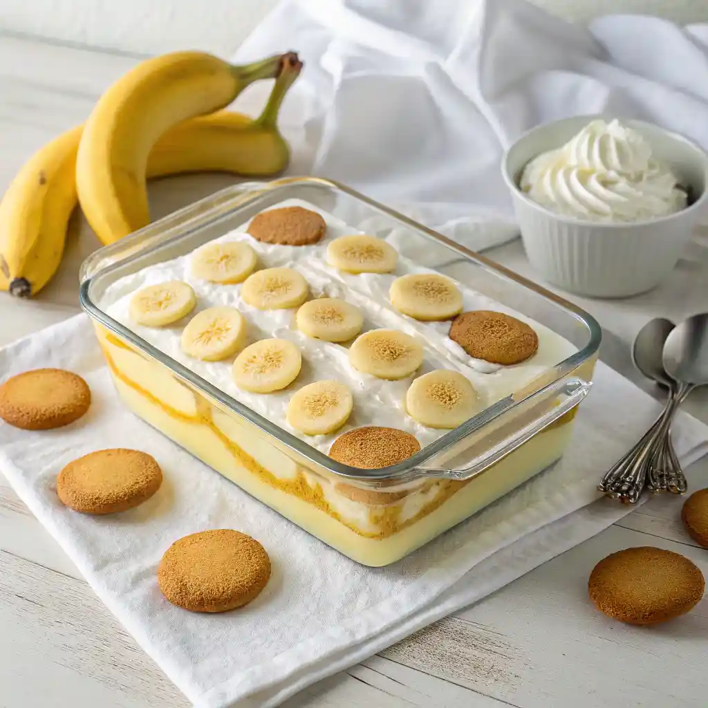 Banana Wafer Pudding (No-Bake, Make-Ahead) 3 Banana Wafer Pudding