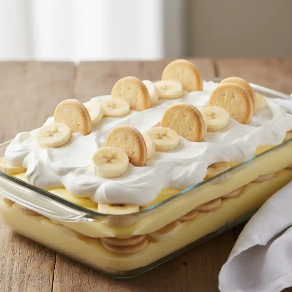 Banana Wafer Pudding (No-Bake, Make-Ahead) 1 Banana Wafer Pudding