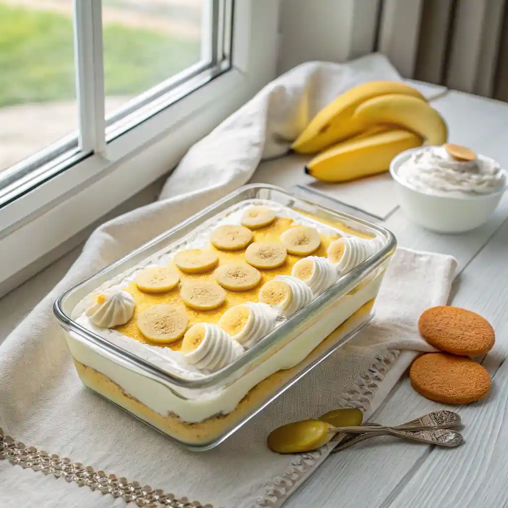 Banana Wafer Pudding (No-Bake, Make-Ahead) 4 Banana Wafer Pudding