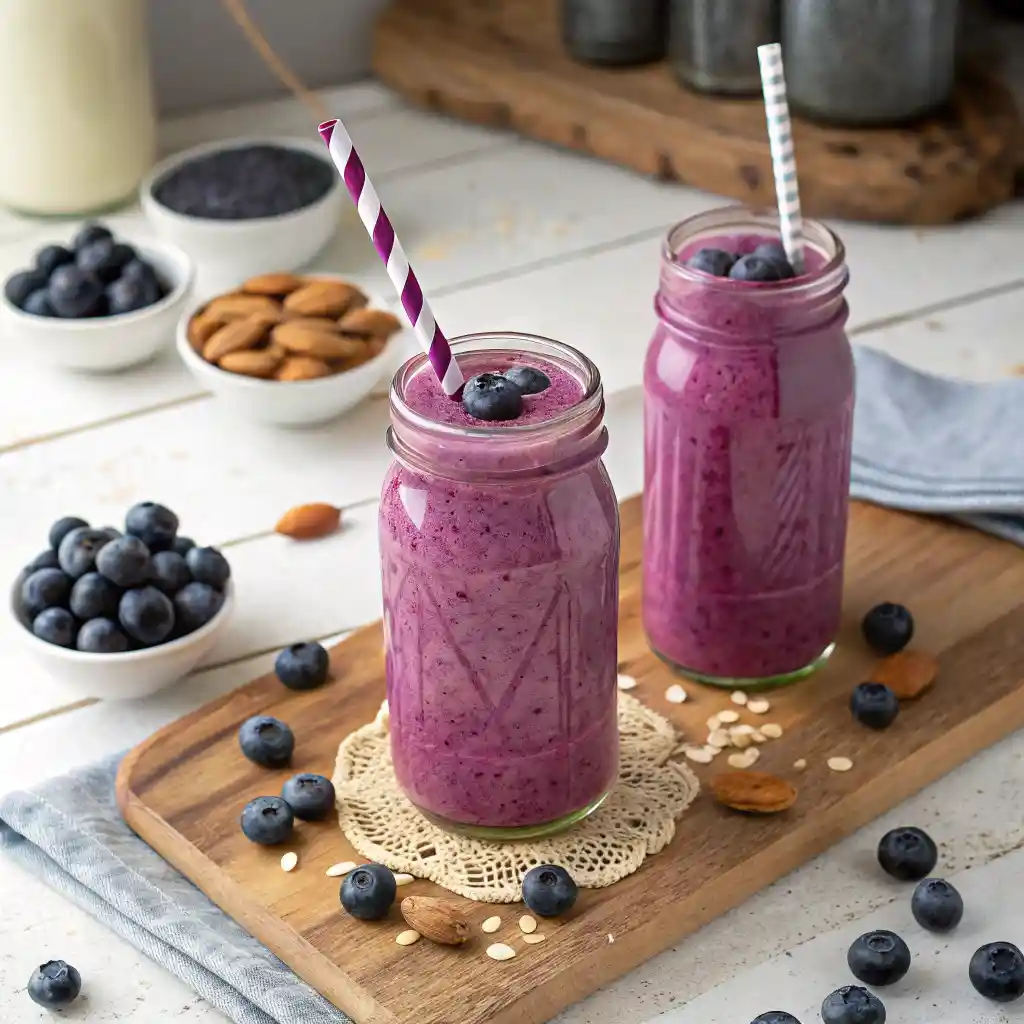 Amazing Blueberry Smoothie in 5 Minutes 3 Blueberry Smoothie