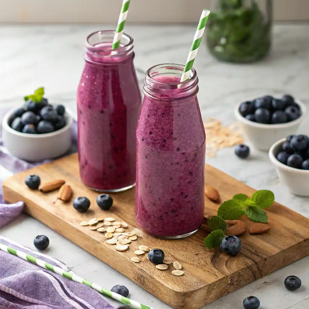 Amazing Blueberry Smoothie in 5 Minutes 4 Blueberry Smoothie