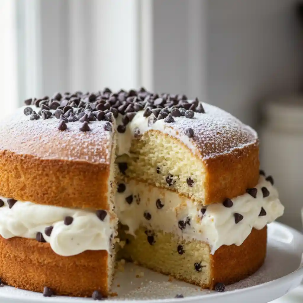 Cannoli Cake Recipe With Luxurious Cream Filling 1 Cannoli Cake Recipe