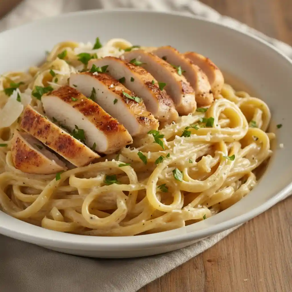 Chicken Alfredo Pasta in 28-Minute 1 Chicken Alfredo Pasta