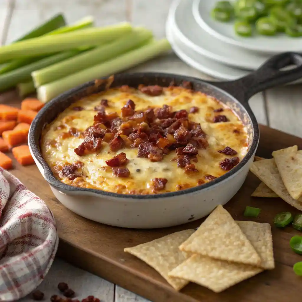 Easy Chicken Bacon Ranch Dip 4 Chicken Bacon Ranch Dip