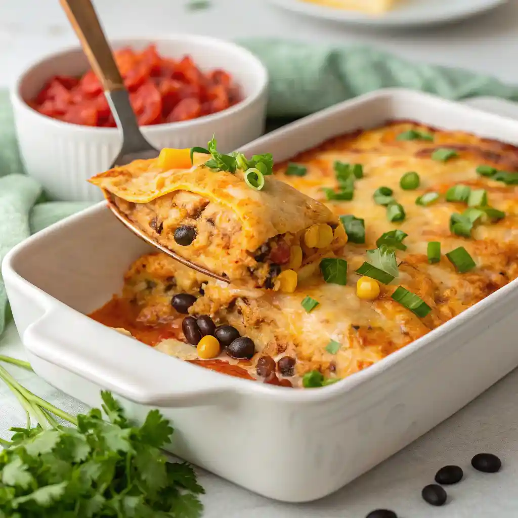 Chicken Burrito Casserole: Busy Weeknight Hero 1 Chicken Burrito Casserole
