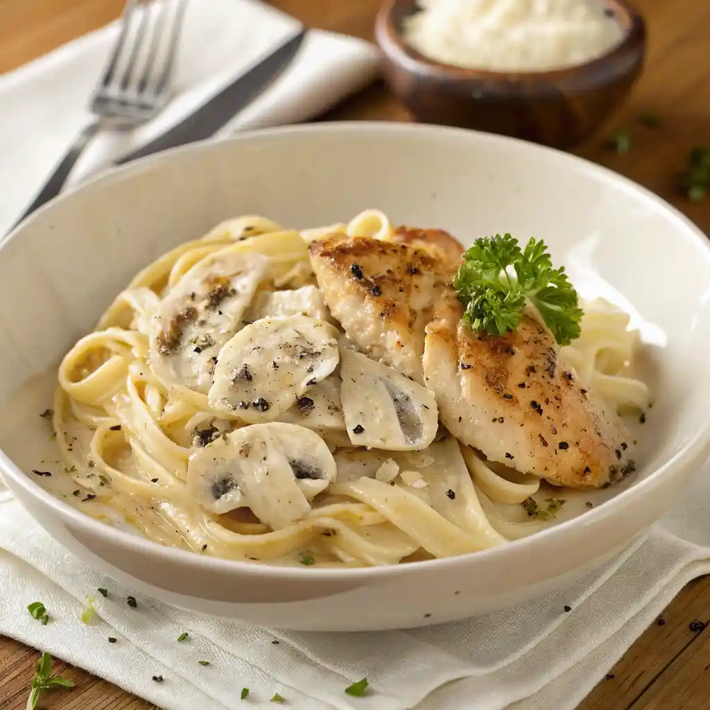 Chicken Fettuccine Alfredo in 30 Minutes 1 Chicken Fettuccine Alfredo
