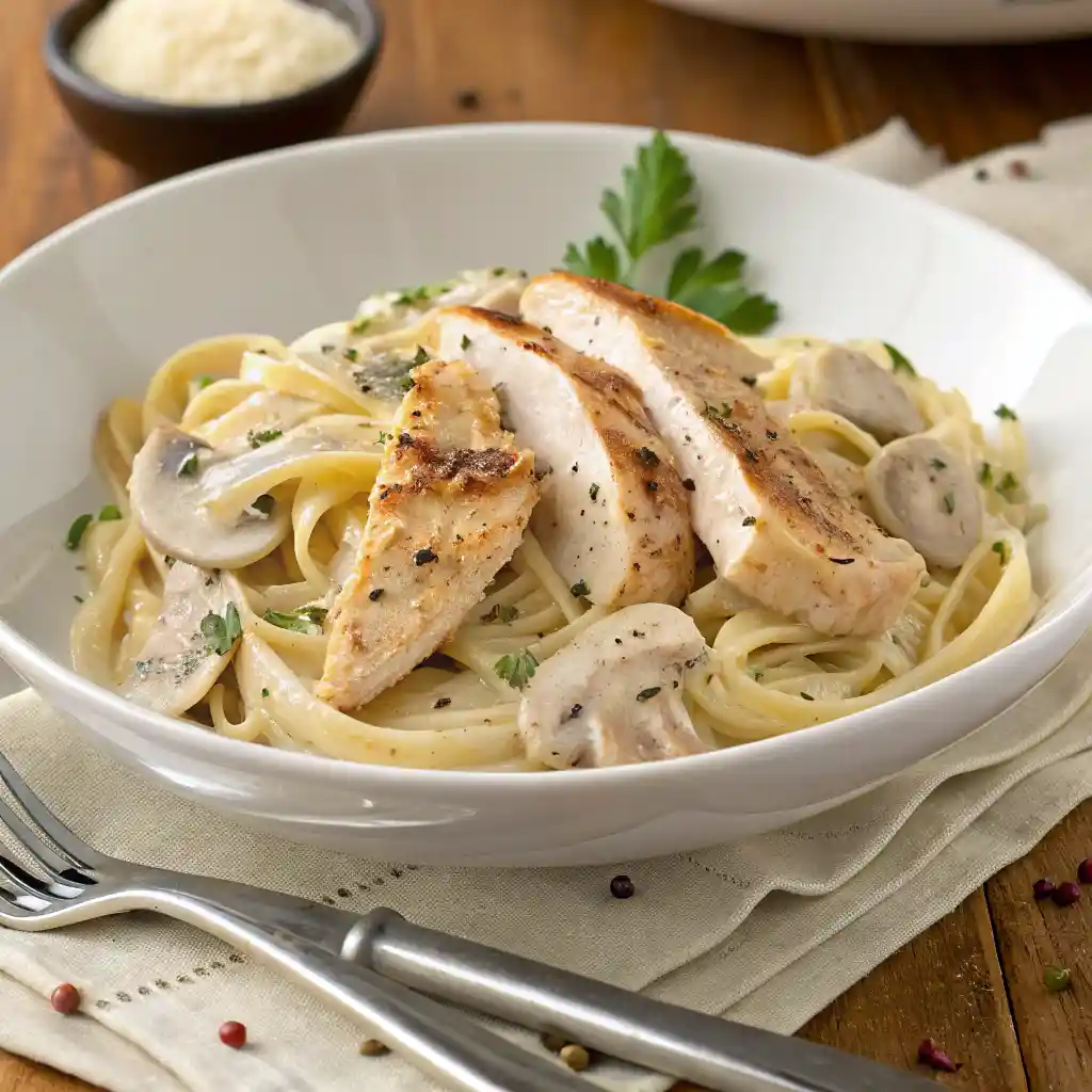 Chicken Fettuccine Alfredo in 30 Minutes 3 Chicken Fettuccine Alfredo