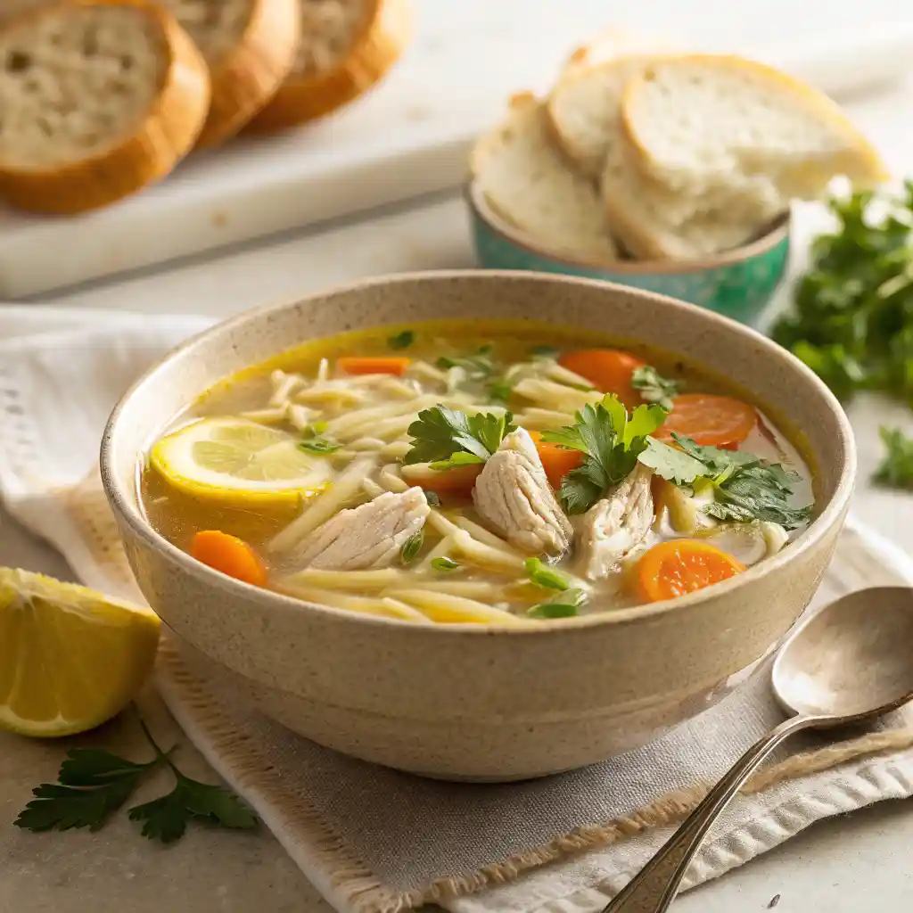 Cozy Chicken Orzo Soup 4 Chicken Orzo Soup