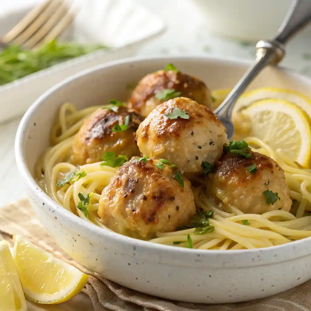 Quick Chicken Piccata Meatballs for Zesty Weeknights 3 Chicken Piccata Meatballs