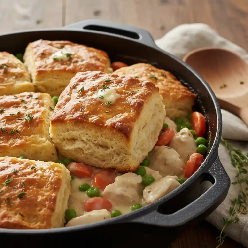 Amazing Chicken Potpie With Biscuits Delight 1 Chicken Potpie With Biscuits