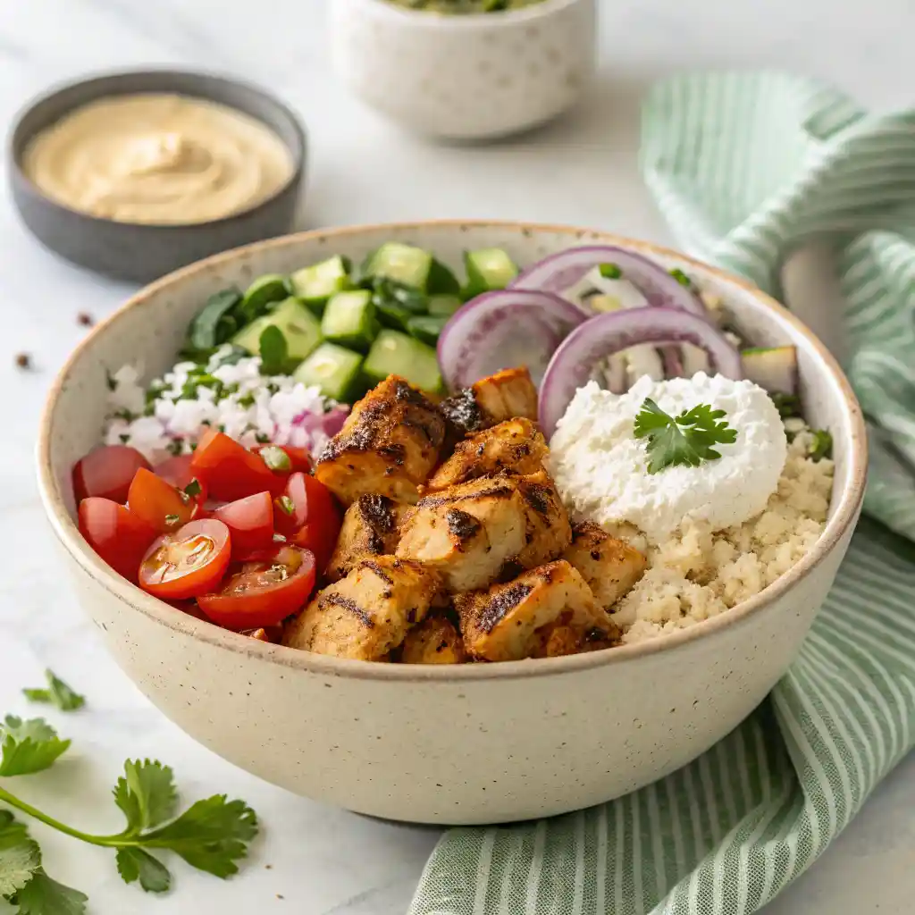 The Best Chicken Shawarma Bowl Recipe: A Flavor Explosion! 3 Chicken Shawarma Bowl
