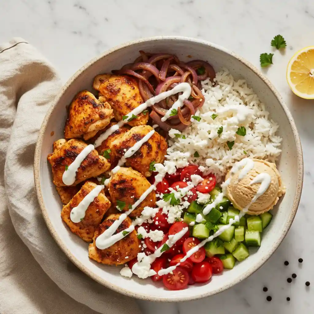 The Best Chicken Shawarma Bowl Recipe: A Flavor Explosion! 1 Chicken Shawarma Bowl