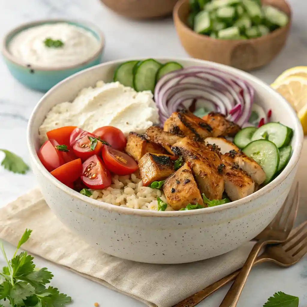 The Best Chicken Shawarma Bowl Recipe: A Flavor Explosion! 4 Chicken Shawarma Bowl