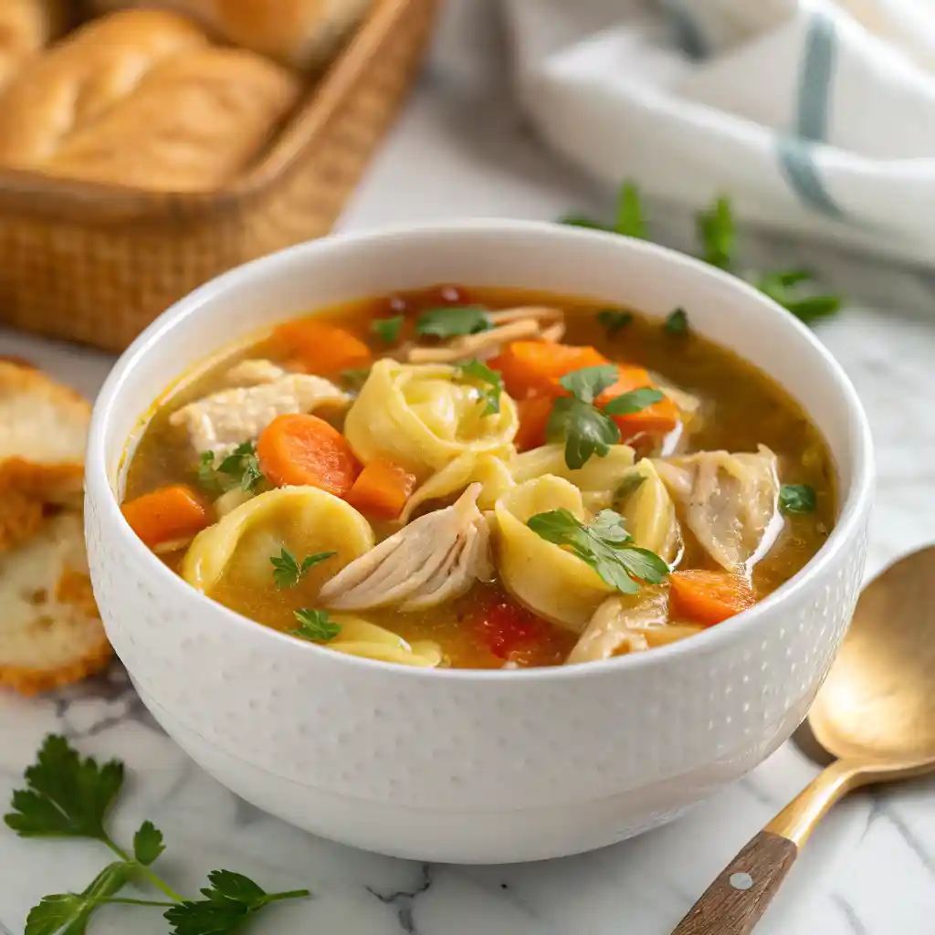 Amazing Chicken Tortellini Soup 3 Chicken Tortellini Soup