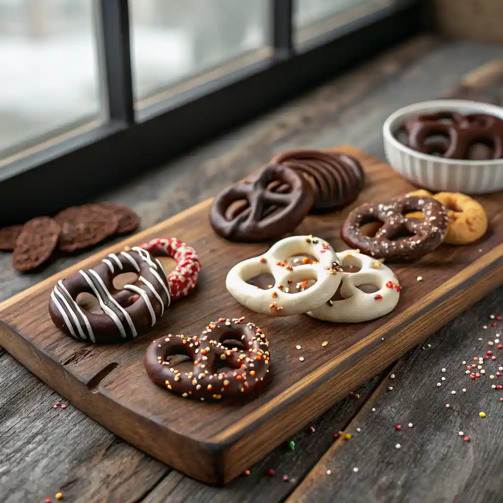 Amazing Chocolate Covered Pretzels Recipe 3 Chocolate Covered Pretzels