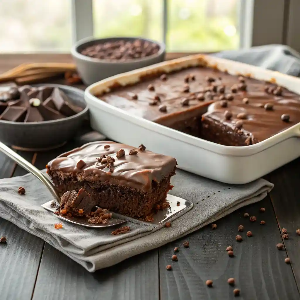 Chocolate Poke Cake: Moist, Easy, Crowd-Pleasing 4 Chocolate Poke Cake