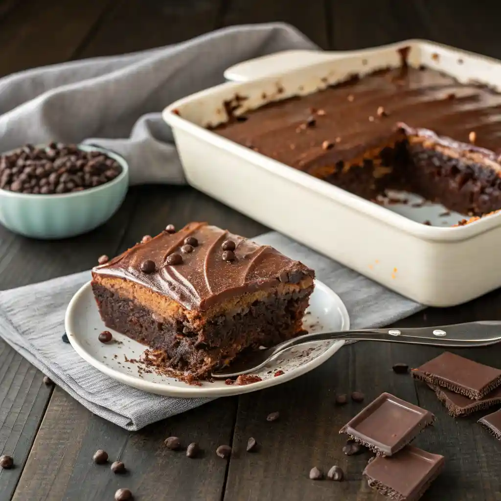 Chocolate Poke Cake: Moist, Easy, Crowd-Pleasing 3 Chocolate Poke Cake