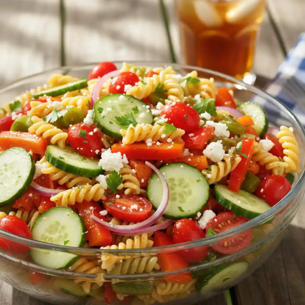 Cold Pasta Salad (Ready in 25 Minutes) 1 Cold Pasta Salad