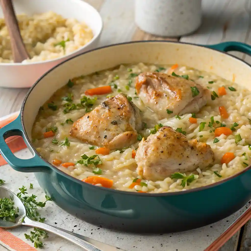 One-Pot Creamy Chicken and Rice In 30 Minutes 3 Creamy Chicken and Rice