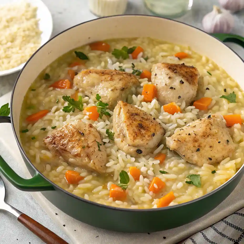 One-Pot Creamy Chicken and Rice In 30 Minutes 4 Creamy Chicken and Rice