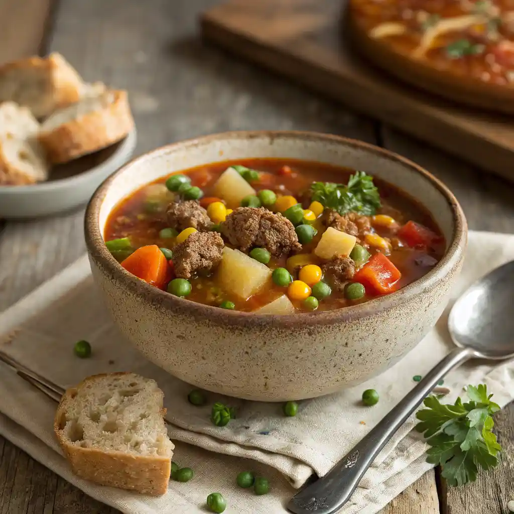 Hamburger Soup Recipe: Simple & Delicious 4 Hamburger Soup Recipe