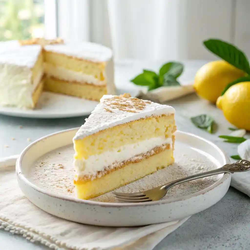 Italian Lemon Cream Cake