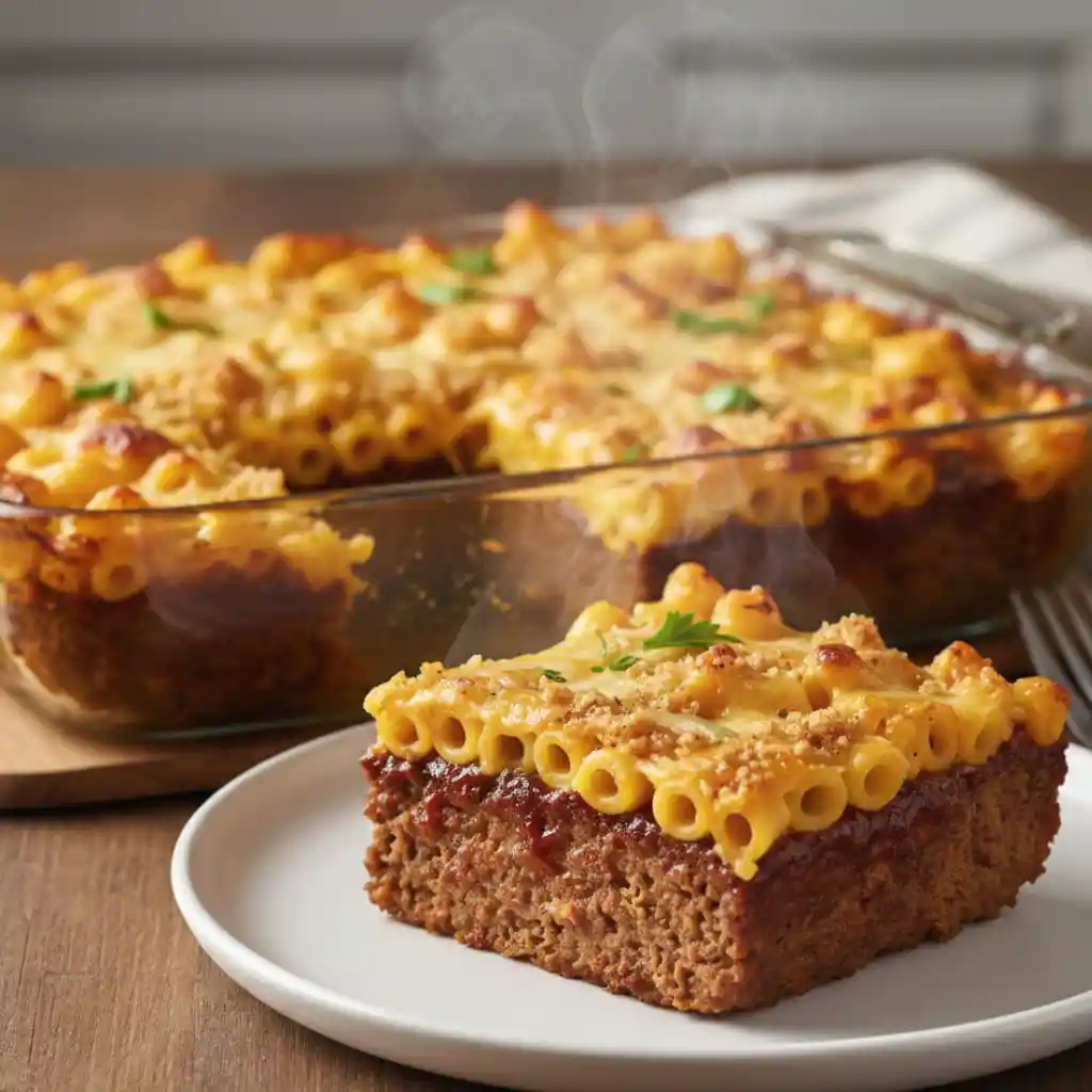 Mac And Cheese Meatloaf Casserole 1 Mac And Cheese Meatloaf Casserole
