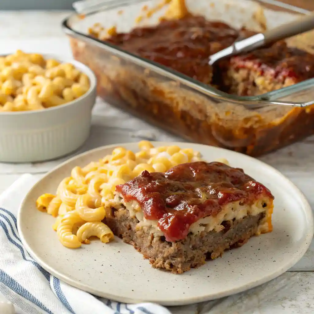 Mac And Cheese Meatloaf Casserole 4 Mac And Cheese Meatloaf Casserole